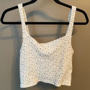 ✨3/10✨Ribbed American Eagle Crop Top